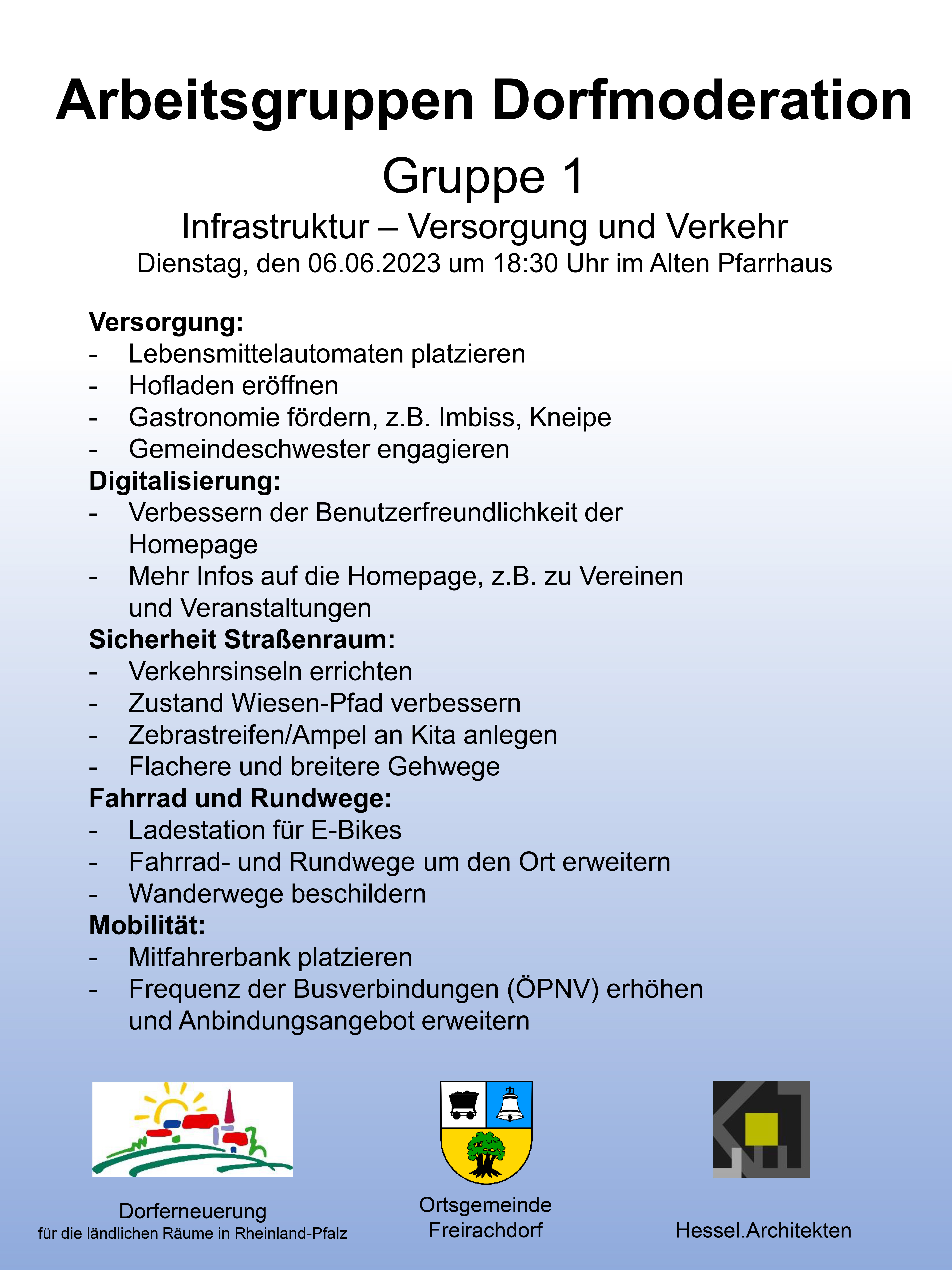 Workshop Gruppe 1