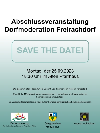 Abschlussveranstaltung Dorfmoderation